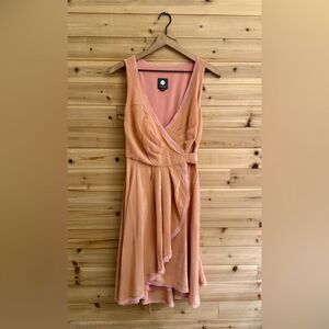 Quillaree Anthropologie Size 4 Silk Blend Wrap Front Wedding Guest Bridesmaid